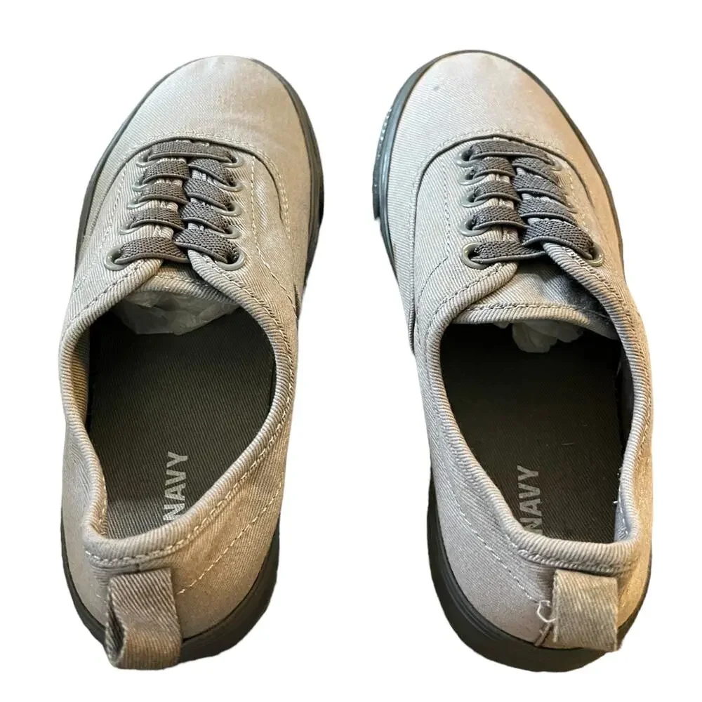 Old Navy Gray No Tie Slip On Shoes Size 13